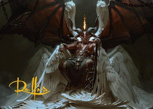 Shilgengar, Sire of Famine Art Card (Gold-Stamped Signature) (4) [Modern Horizons 3 Art Series]