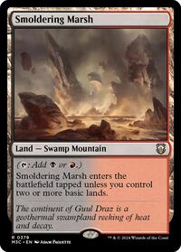 Smoldering Marsh (Ripple Foil) (379) [Modern Horizons 3 Commander]