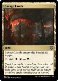 Savage Lands (Ripple Foil) (371) [Modern Horizons 3 Commander]