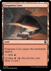Forgotten Cave (Ripple Foil) (343) [Modern Horizons 3 Commander]