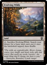 Evolving Wilds (Ripple Foil) (340) [Modern Horizons 3 Commander]