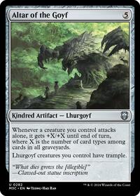 Altar of the Goyf (Ripple Foil) (282) [Modern Horizons 3 Commander]