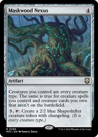 Maskwood Nexus (Ripple Foil) (299) [Modern Horizons 3 Commander]