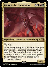Ziatora, the Incinerator (Ripple Foil) (279) [Modern Horizons 3 Commander]