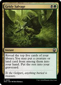 Grisly Salvage (Ripple Foil) (263) [Modern Horizons 3 Commander]