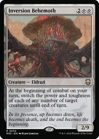 Inversion Behemoth  (Ripple Foil) (34) [Modern Horizons 3 Commander]