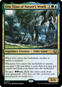 Uro, Titan of Nature's Wrath (Ripple Foil) (277) [Modern Horizons 3 Commander]