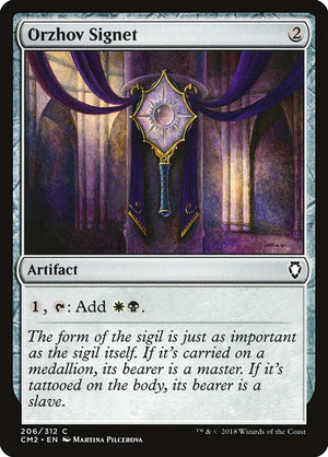 Orzhov Signet (206) [Commander Anthology Volume II]