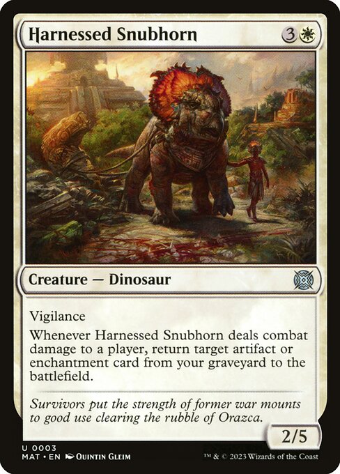 Harnessed Snubhorn (3) [March of the Machine: The Aftermath]