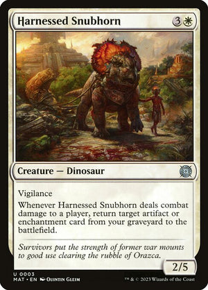 Harnessed Snubhorn (3) [March of the Machine: The Aftermath]