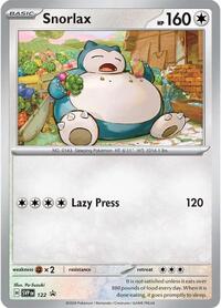 Snorlax - 122 (122) [SV Scarlet and Violet Promo Cards]