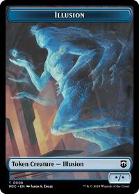 Illusion // Servo Double-Sided Token (6 // 33) [Modern Horizons 3 Commander]