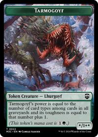 Tarmogoyf // Saproling Double-Sided Token (22 // 21) [Modern Horizons 3 Commander]