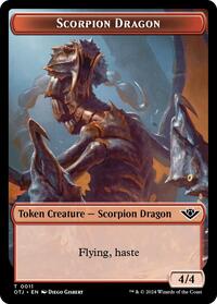 Scorpion Dragon // Plot Double-Sided Token (11 // 20) [Outlaws of Thunder Junction]