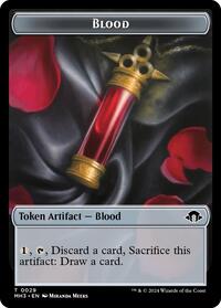 Blood // Energy Reserve Double-Sided Token (29 // 36) [Modern Horizons 3]
