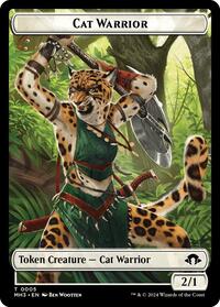Cat Warrior Token (5) [Modern Horizons 3]