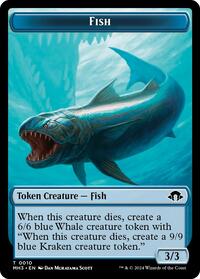 Fish Token (10) [Modern Horizons 3]