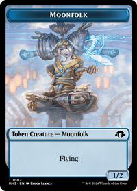 Moonfolk // Energy Reserve Double-Sided Token (12 // 36) [Modern Horizons 3]