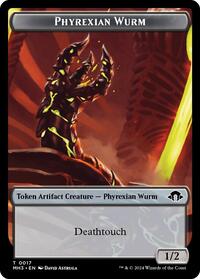 Phyrexian Wurm Token (0017) (17) [Modern Horizons 3]