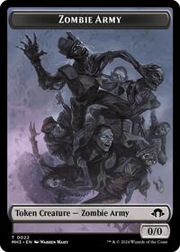 Zombie Army Token (22) [Modern Horizons 3]