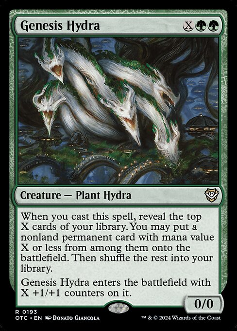 Genesis Hydra (193) [Outlaws of Thunder Junction Commander]