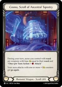 Cosmo, Scroll of Ancestral Tapestry // Beckoning Mistblade (MST130 // MST003) [Part the Mistveil]