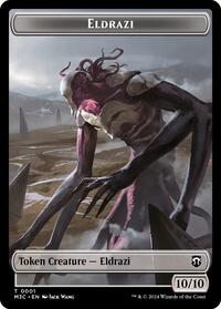 Eldrazi (Ripple Foil) // Spirit Double-Sided Token (1 // 5) [Modern Horizons 3 Commander]
