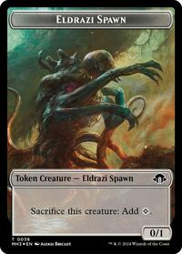 Eldrazi Spawn (Ripple Foil) // Eldrazi Scion Double-Sided Token (38 // 3) [Modern Horizons 3 Commander]