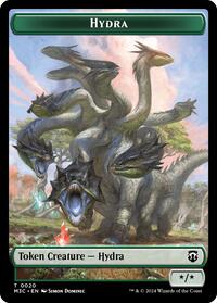 Hydra (Ripple Foil) // Boar Double-Sided Token (20 // 17) [Modern Horizons 3 Commander]