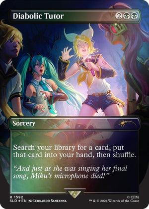 Diabolic Tutor (1592) (Rainbow Foil) [Secret Lair Drop]