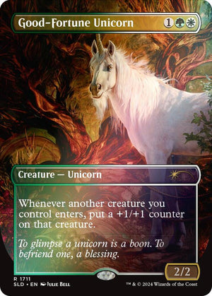 Good-Fortune Unicorn (Rainbow Foil) (1711) [Secret Lair Drop]