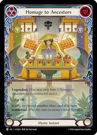 Homage to Ancestors // Inner Chi - LGS283 (LGS283) [Flesh and Blood Promo Cards]