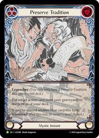 Preserve Tradition // Inner Chi - LGS286 (LGS286) [Flesh and Blood Promo Cards]