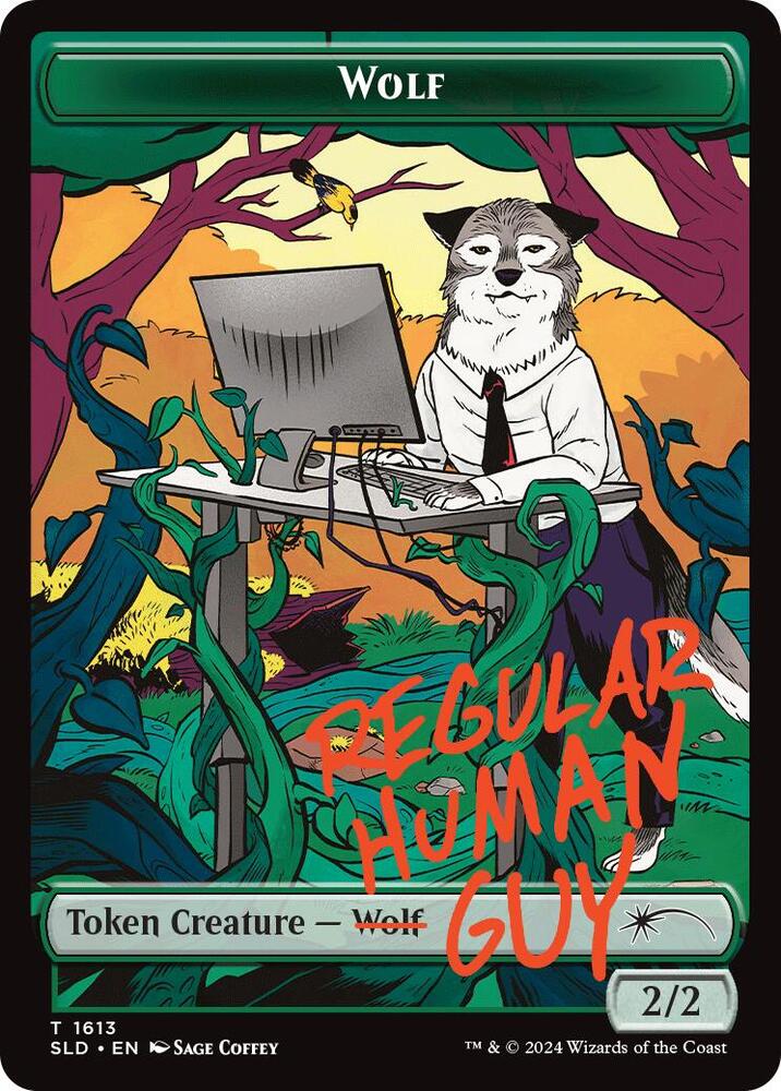 Wolf Token (1613) [Secret Lair Drop]