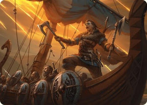 Eivor, Battle-Ready Art Card (18) [Universes Beyond: Assassin's Creed Art Series]