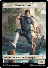 Human Rogue Token (3) [Assassin's Creed]