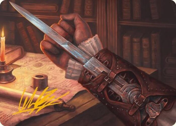 Hidden Blade Art Card (Gold-Stamped Signature) (9) [Universes Beyond: Assassin's Creed Art Series]