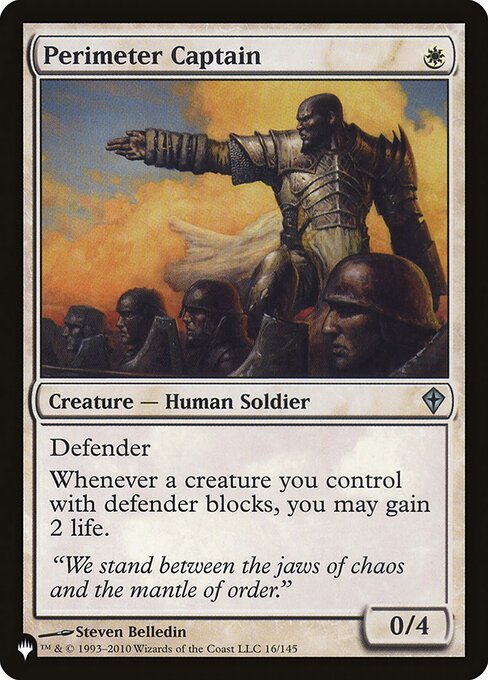 Perimeter Captain (WWK-16) [The List]