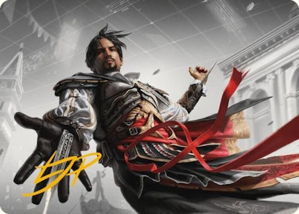 Ezio Auditore da Firenze Art Card (Gold-Stamped Signature) (13) [Universes Beyond: Assassin's Creed Art Series]