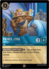 Prince John - Gold Lover (1) [Disney Lorcana Promo Cards]