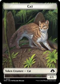 Cat // Energy Reserve Double-Sided Token (4 // 36) [Modern Horizons 3]