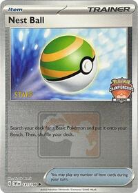 Nest Ball - 181/198 (Europe Championships) [Staff] (181/198) [League and Championship Cards]