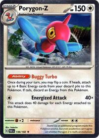 Porygon-Z - 144/182 (Cosmos Holo) (144/182) [Miscellaneous Cards and Products]