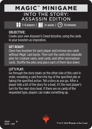 Magic Minigame: Into The Story: Assassin Edition (1) [Assassin's Creed]