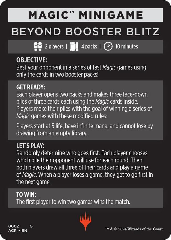 Magic Minigame: Beyond Booster Blitz (2) [Assassin's Creed]