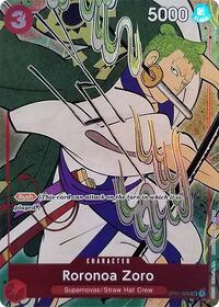Roronoa Zoro (English Version 1st Anniversary Set) (OP01-025) [One Piece Promotion Cards]