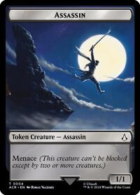 Assassin // Treasure Double-Sided Token (4 // 6) [Assassin's Creed]