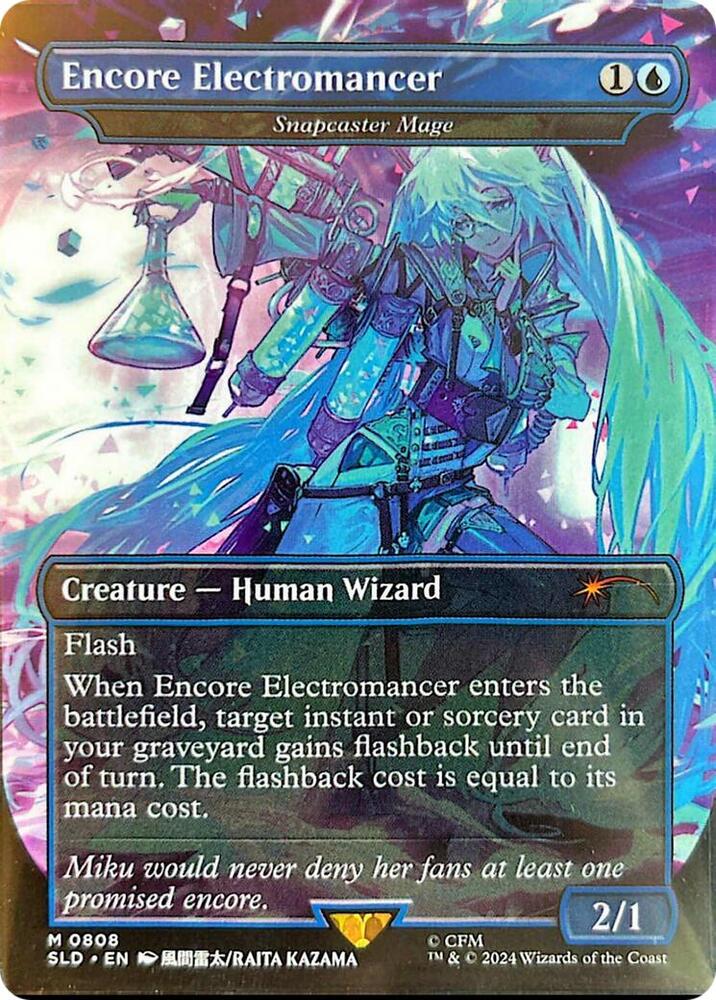 Encore Electromancer - Snapcaster Mage (Rainbow Foil) (808) [Secret Lair Drop]