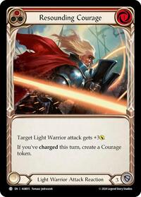 Resounding Courage (Red) (ASB015) [Armory Deck Boltyn]