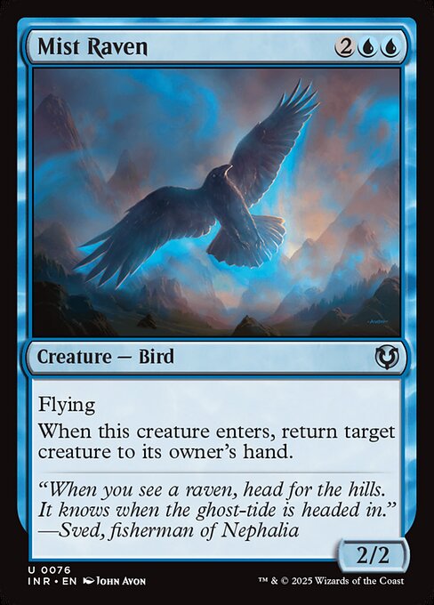 Mist Raven (76) [Innistrad Remastered]